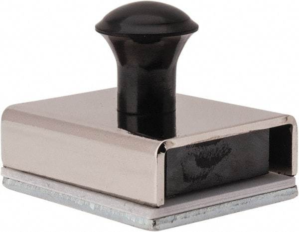 Mag-Mate - 1-5/8" Long, 9/16" Magnet Height, 38 Lb Max Pull Magnetic Print Holder - 19 Lb Average Magnetic Pull - Exact Tool & Supply