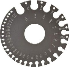 PEC Tools - #36 Steel Wire and Sheet Metal Gage - Use with Nonferrous Metals - Exact Tool & Supply