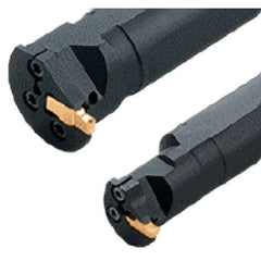 Iscar - GHAI, Internal, Left Hand, Indexable Grooving Tool Holder - 32mm Shank Width, 200mm OAL, Through Coolant - Exact Tool & Supply