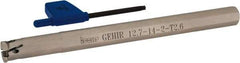 Iscar - GEHI, Internal, Right Hand, 0.102" Max Depth of Cut, 0.075 to 0.095" Groove Width, Indexable Grooving Tool Holder - GEMI.., GEPI.. Insert Compatibility, 1/2" Shank Width, 6" OAL, Through Coolant - Exact Tool & Supply