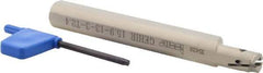 Iscar - GEHI, Internal, Right Hand, 0.094" Max Depth of Cut, 0.095 to 1/8" Groove Width, Indexable Grooving Tool Holder - GEMI.., GEPI.. Insert Compatibility, 5/8" Shank Width, 5" OAL, Through Coolant - Exact Tool & Supply