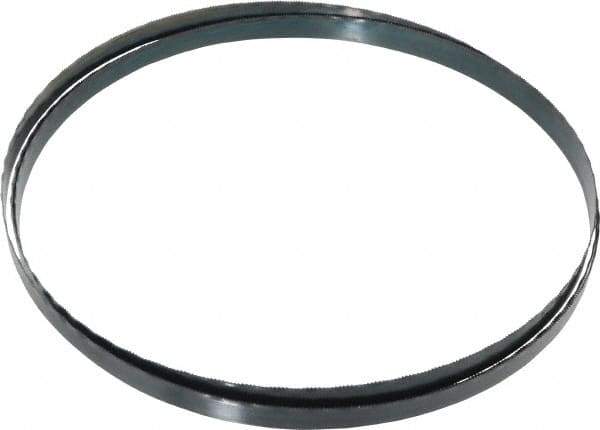 Starrett - 18 TPI, 7' 9-1/2" Long x 1/2" Wide x 0.025" Thick, Welded Band Saw Blade - Carbon Steel, Toothed Edge, Wavy Tooth Set, Flexible Back, Contour Cutting - Exact Tool & Supply