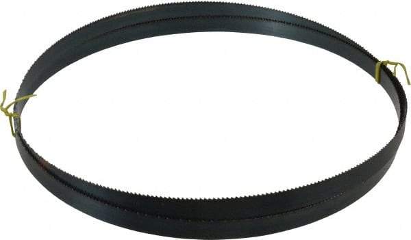 Starrett - 8 TPI, 10' 5" Long x 3/4" Wide x 0.032" Thick, Welded Band Saw Blade - Carbon Steel, Toothed Edge, Raker Tooth Set, Flexible Back, Contour Cutting - Exact Tool & Supply