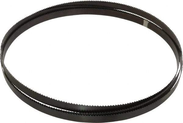 Starrett - 6 TPI, 10' 10-1/2" Long x 3/4" Wide x 0.032" Thick, Welded Band Saw Blade - Carbon Steel, Toothed Edge, Raker Tooth Set, Flexible Back, Contour Cutting - Exact Tool & Supply
