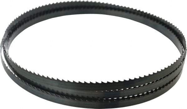 Starrett - 4 TPI, 12' 6" Long x 1/2" Wide x 0.025" Thick, Welded Band Saw Blade - Carbon Steel, Toothed Edge, Raker Tooth Set, Flexible Back, Contour Cutting - Exact Tool & Supply