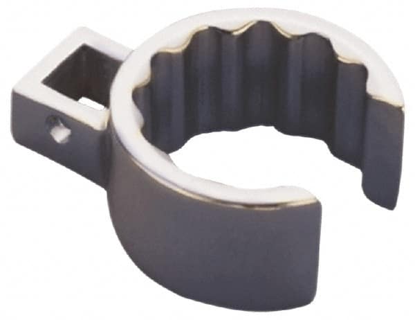 Martin Tools - 1/2" Drive, 1-15/16", Chrome Finish, Flare Nut Crowfoot Wrench - Exact Tool & Supply