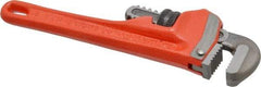 Ridgid - 6" Cast Iron Straight Pipe Wrench - 3/4" Pipe Capacity - Exact Tool & Supply