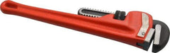 Ridgid - 14" Cast Iron Straight Pipe Wrench - 2" Pipe Capacity - Exact Tool & Supply