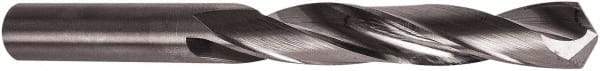 Precision Twist Drill - #18 118° Solid Carbide Jobber Drill - Bright Finish, Right Hand Cut, 2-3/4" OAL, Split Point - Exact Tool & Supply