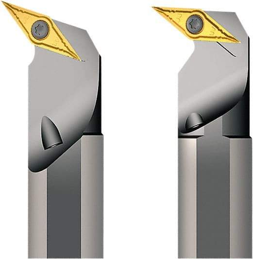 Seco - 27mm Min Bore Diam, 250mm OAL, 20mm Shank Diam, A-SVUB Indexable Boring Bar - 25mm Max Bore Depth, VB.T 1102.. Insert, Screw Holding Method - Exact Tool & Supply