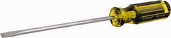 Stanley - Standard Slotted Screwdriver - Round Shank, Acetate Handle - Exact Tool & Supply