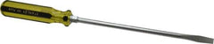 Stanley - Standard Slotted Screwdriver - Round Shank, Acetate Handle - Exact Tool & Supply
