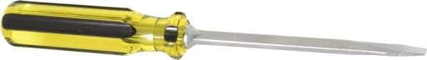Stanley - Standard Slotted Screwdriver - Square Shank, Acetate Handle - Exact Tool & Supply