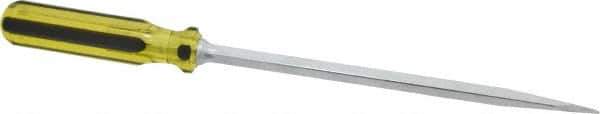 Stanley - 3/8" Blade Width, 15-1/4" OAL, Standard Slotted Screwdriver - 10" Blade Length, Square Shank, Acetate Handle - Exact Tool & Supply