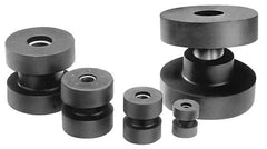 Tech Products - Two-Part Universal Mounts; Mounting Hole Diameter: 0.75 ; Axial Load Capacity: 80 (Pounds); Radial Load Capacity: 27.000 (Pounds); Color Code: Red ; Pad Diameter: 1.25 ; Pad Thickness: 0.50 - Exact Tool & Supply
