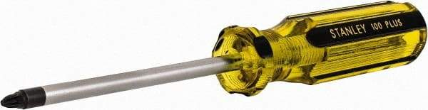 Stanley - #2, 8-1/4" OAL, Standard Phillips Screwdriver - 4" Blade Length, Round Shank, Acetate Handle - Exact Tool & Supply