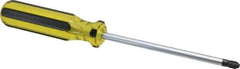 Stanley - #3, 11" OAL, Standard Phillips Screwdriver - 6" Blade Length, Round Shank, Acetate Handle - Exact Tool & Supply