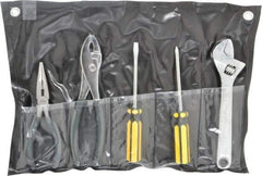Value Collection - 5 Piece Mechanic's Tool Set - Comes in Tool Roll - Exact Tool & Supply