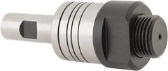 Interstate - 1" Diam Milling Machine Arbor - Stub Style, Straight Shank, 3/4" Shank Diam, 108.7mm OAL - Exact Tool & Supply