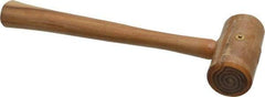 Garland - 3/8 Lb Head Rawhide Mallet - Wood Handle - Exact Tool & Supply