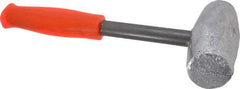 Cook Hammer - 5 Lb Head Nonmarring Mallet - 9-1/2" Long Steel Handle - Exact Tool & Supply
