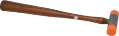 Made in USA - 1/4 Lb Head Plastic Faced Mallet - Wood Handle - Exact Tool & Supply