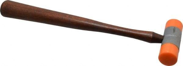 Made in USA - 3/8 Lb Head Plastic Faced Mallet - Wood Handle - Exact Tool & Supply