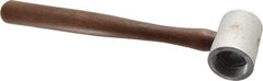 Made in USA - 2 Lb Head 2" Face Plastic Split Head Hammer without Faces - Wood Handle - Exact Tool & Supply