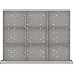 LISTA - 9-Compartment Drawer Divider Layout for 3.15" High Drawers - Exact Tool & Supply