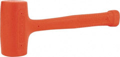 Stanley - 18 oz Head 1-3/4" Face Diam Soft Face Urethane Dead Blow Hammer - 11-3/8" OAL, Composite Handle - Exact Tool & Supply