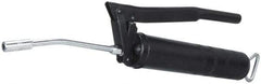 PRO-LUBE - 6,000 Max psi, Rigid Lever Grease Gun - 14 oz (Cartridge) Capacity, 1/8 Thread Outlet, 28 Strokes per oz, Bulk, Cartridge & Suction Fill, Includes 4 Jaw Coupler with Ball Check - Exact Tool & Supply