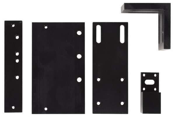 Newall - DRO Bracket Kit - Lathe Mounting, Horizontal or Vertical Mounting Orientation, Use with NMS300 DRO, NMS800 DRO, Spherosyn/Spherosyn Encoder - Exact Tool & Supply