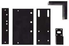 Newall - DRO Bracket Kit - Lathe Mounting, Horizontal or Vertical Mounting Orientation, Use with NMS300 DRO, NMS800 DRO, Spherosyn/Spherosyn Encoder - Exact Tool & Supply