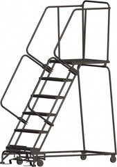 Ballymore - Rolling & Wall Mounted Ladders & Platforms Type: Rolling Warehouse Ladder Style: Rolling Safety Ladder - Exact Tool & Supply