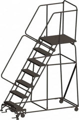 Ballymore - Rolling & Wall Mounted Ladders & Platforms Type: Rolling Warehouse Ladder Style: Rolling Safety Ladder - Exact Tool & Supply