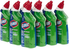 Clorox - 24 oz Bottle Gel Toilet Bowl Cleaner - Bleach Scent, Disinfectant, Nonacidic, Toilet Bowl - Exact Tool & Supply