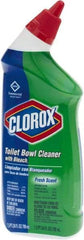 Clorox - 24 oz Bottle Gel Toilet Bowl Cleaner - Bleach Scent, Disinfectant, Nonacidic, Toilet Bowl - Exact Tool & Supply