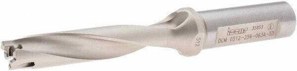 Iscar - 0.512 to 0.528" Diam, 5xD, 2.56" Max Depth, 5/8" Shank Diam, 5.13" OAL, Replaceable Tip Drill - IDI-SG, IDI-SK Insert, DCM Toolholder, Series ChamDrill - Exact Tool & Supply
