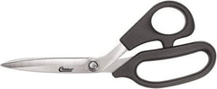 Clauss - 5" LOC, 8-1/2" OAL Stainless Steel Bent Shears - Plastic Offset Handle, For Paper, Fabric - Exact Tool & Supply