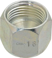 Eaton - 5/8" Tube OD, 37° Steel Flared Tube Cap - Flare Ends - Exact Tool & Supply