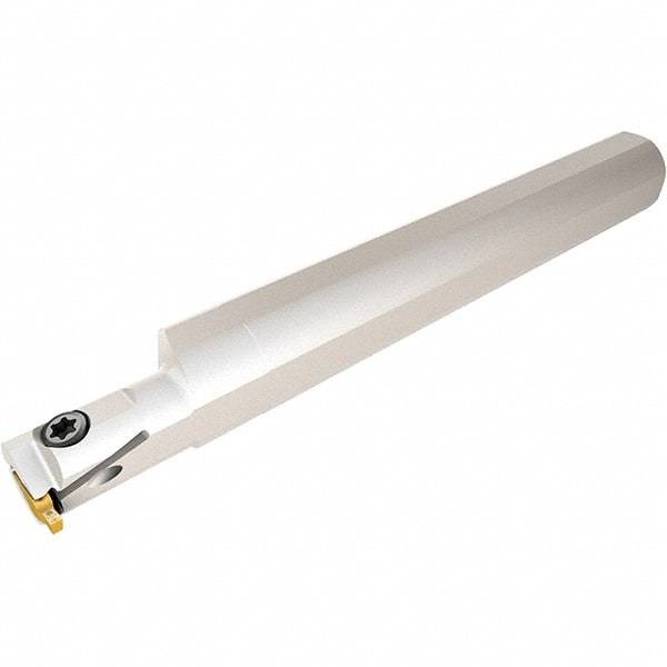 Iscar - 0.63" Min Bore Diam, 6" OAL, 5/8" Shank Diam, GEHIM Indexable Boring Bar - 0.098" Max Bore Depth, GEPI Insert, Clamp Holding Method - Exact Tool & Supply