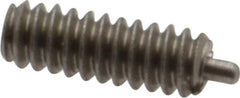 Gibraltar - 6-32, 3/8" Thread Length, 1/16" Plunger Projection, Stainless Steel Threaded Spring Plunger - 0.045" Max Plunger Diam, 3/8" Plunger Length, 1 Lb Init End Force, 1.6 Lb Final End Force, 0.035" Hex - Exact Tool & Supply