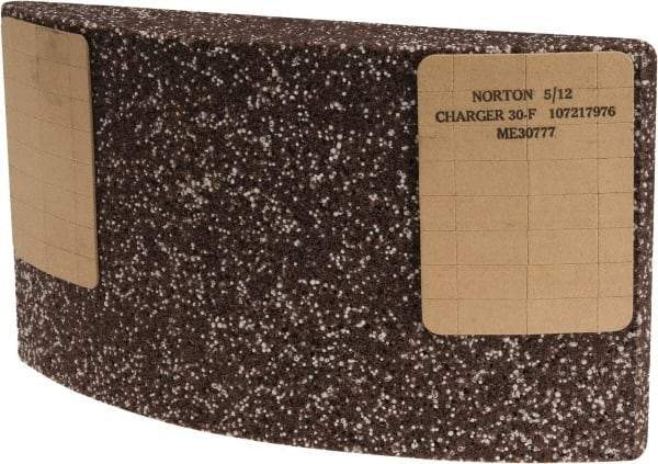 Norton - 11-1/4" Wide x 6" High x 2-1/4" Thick Grinding Segment - Ceramic, 30 Grit, Hardness F - Exact Tool & Supply