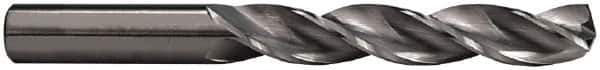 M.A. Ford - #29 150° Solid Carbide Jobber Drill - Zirconium Nitride Finish, Right Hand Cut, Spiral Flute, Straight Shank, 2-1/2" OAL - Exact Tool & Supply
