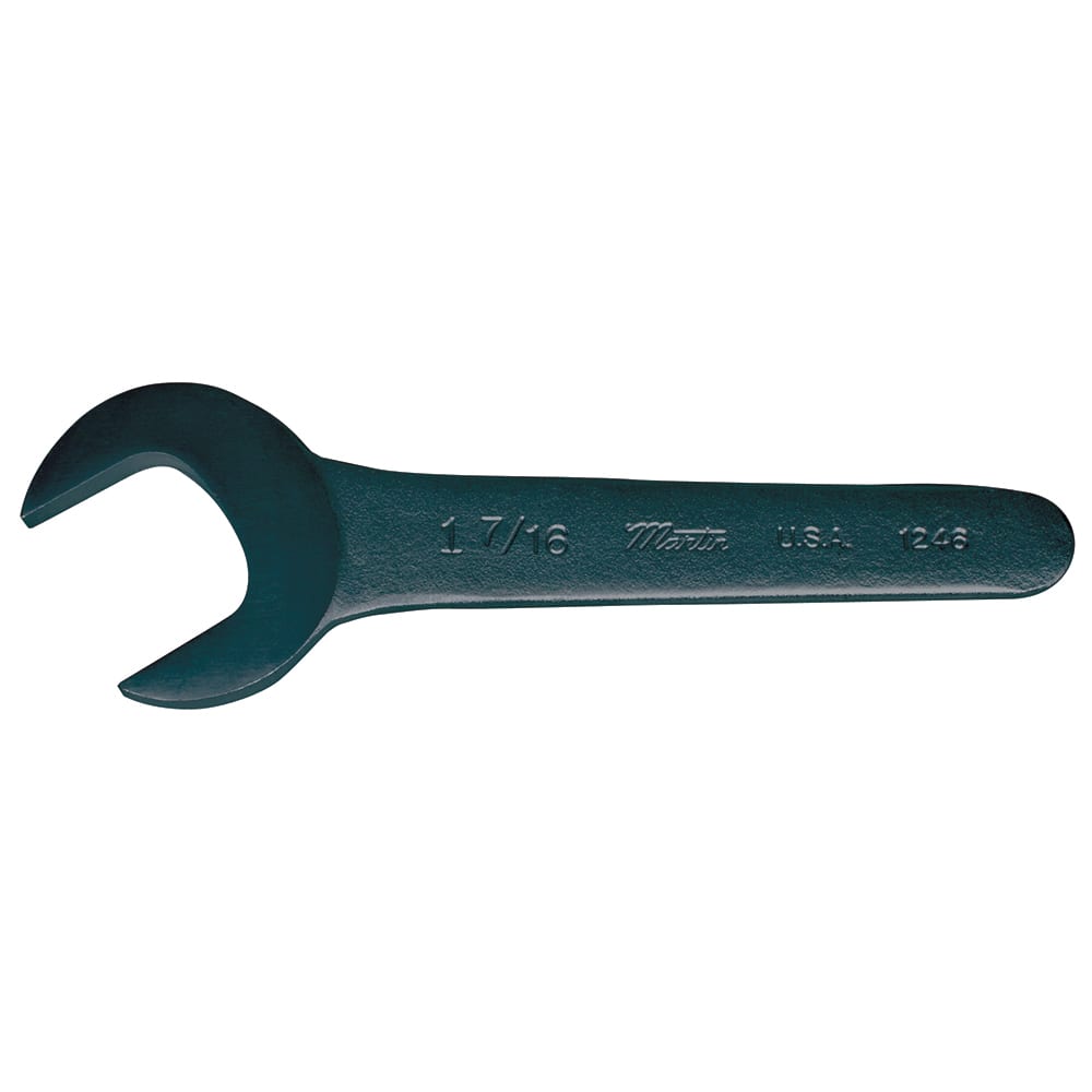 Martin Tools - Open End Wrenches; Wrench Type: Service ; Tool Type: Service Wrench ; Size (Inch): 1-5/16 ; Finish/Coating: Black Oxide ; Head Type: Open End ; Overall Length (Inch): 7-3/16 - Exact Tool & Supply