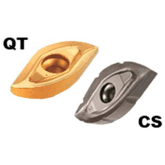 Iscar - BCR125 QT Grade IC328 Carbide Milling Insert - TiCN Finish, 0.21" Thick, 5/8" Corner Radius - Exact Tool & Supply