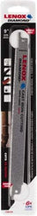 Lenox - 9" Long x 3/4" Thick, Reciprocating Saw Blade - Straight Profile, Continuous Edge - Exact Tool & Supply
