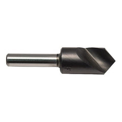M.A. Ford - 5/8" Head Diam, 1/4" Shank Diam, 1 Flute 60° High Speed Steel Countersink - Exact Tool & Supply