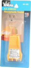 Ideal - 120 VAC Max Voltage, Receptacle Tester - Exact Tool & Supply