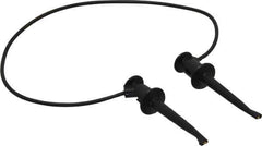 Pomona - Black Electrical Test Equipment Patch Cord - Use with Test Clips - Exact Tool & Supply